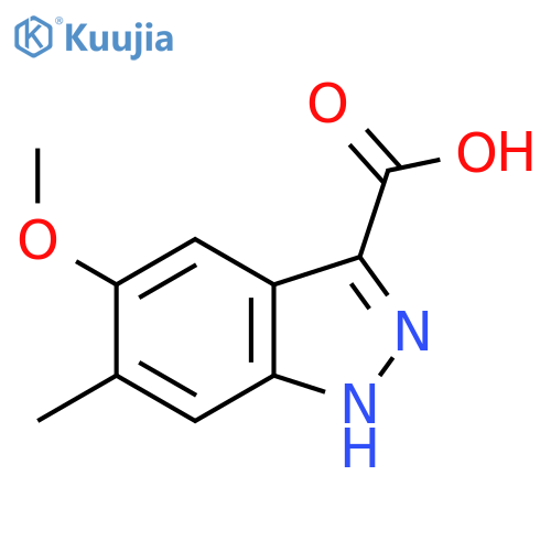 5-Methoxy-6-methyl-1H-indazole-3-carboxylic acid structure