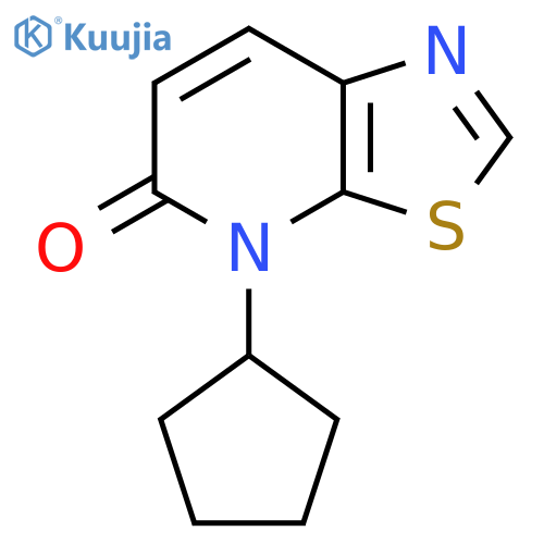 4-Cyclopentylthiazolo[5,4-b]pyridin-5(4H)-one structure