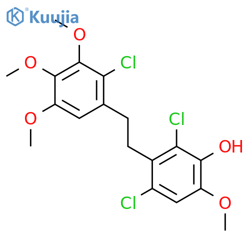 2,4-Dichloro-3-(2-chloro-3,4,5-trimethoxyphenethyl)-6-methoxyphenol structure