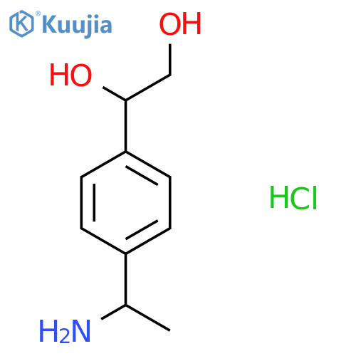 1-(4-(1-Aminoethyl)phenyl)ethane-1,2-diol hydrochloride structure