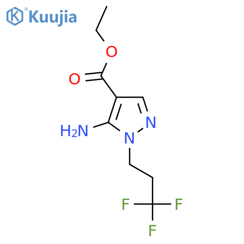 Ethyl 5-amino-1-(3,3,3-trifluoropropyl)-1H-pyrazole-4-carboxylate structure