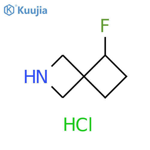 7-fluoro-2-azaspiro[3.3]heptane;hydrochloride structure