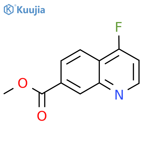 Methyl 4-fluoroquinoline-7-carboxylate structure
