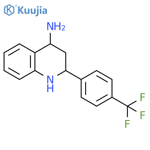 2-(4-(TRIFLUOROMETHYL)PHENYL)-1,2,3,4-TETRAHYDROQUINOLIN-4-AMINE structure