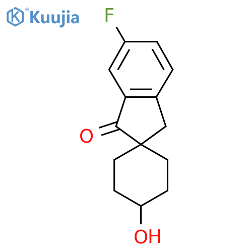 6'-Fluoro-4-hydroxyspiro[cyclohexane-1,2'-inden]-1'(3'H)-one structure