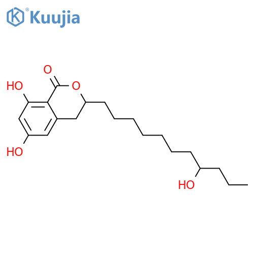 3,4-Dihydro-6,8-dihydroxy-3-undecyl-1H-2-benzopyran-1-one; (R)-form, 8'ξ-Hydroxy structure