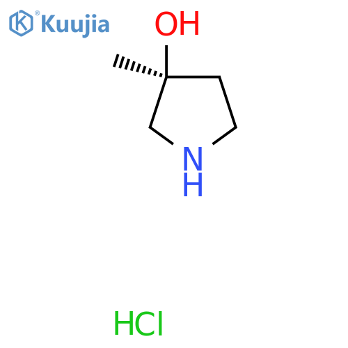 (3S)-3-methylpyrrolidin-3-ol hydrochloride structure