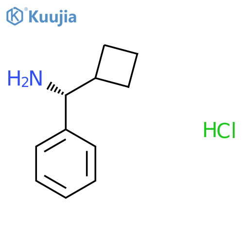 (R)-Cyclobutyl(phenyl)methanamine hydrochloride structure