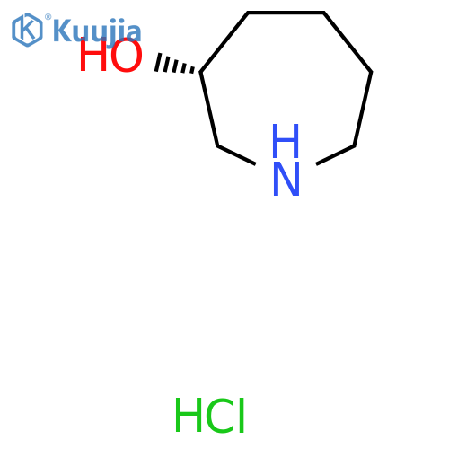 (3R)-azepan-3-ol;hydrochloride structure
