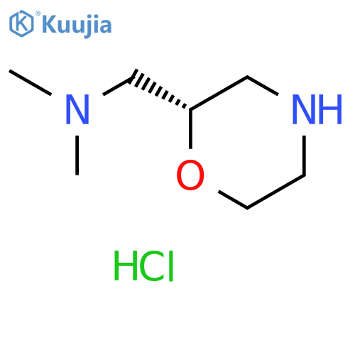 2-Morpholinemethanamine, N,N-dimethyl-, dihydrochloride, (2S)- structure