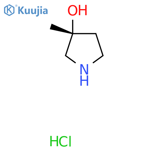 (3R)-3-methylpyrrolidin-3-ol hydrochloride structure