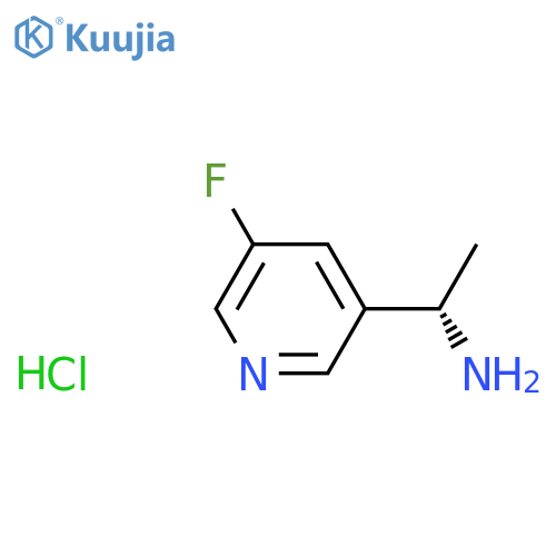(S)-1-(5-Fluoropyridin-3-yl)ethanamine hydrochloride structure