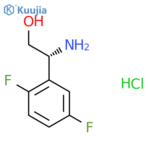 (R)-2-Amino-2-(2,5-difluorophenyl)ethanol hydrochloride structure