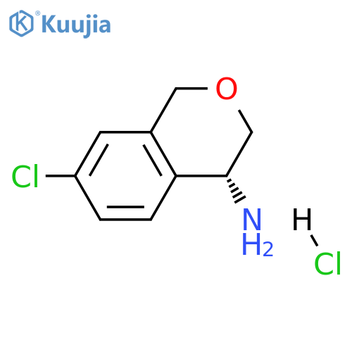 (R)-7-chloroisochroman-4-amine hydrochloride structure