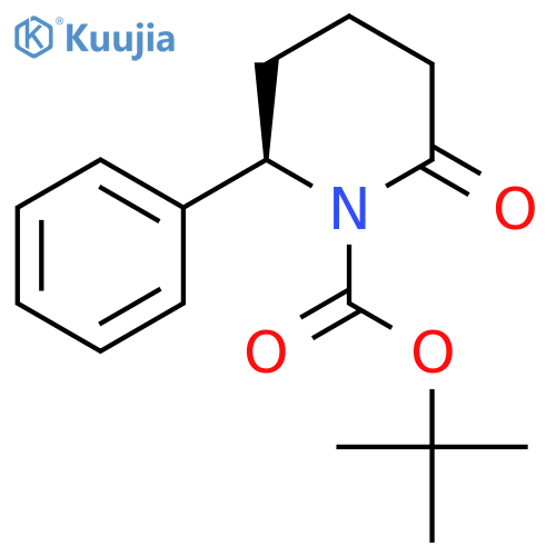 (R)-Tert-Butyl 2-oxo-6-phenylpiperidine-1-carboxylate structure