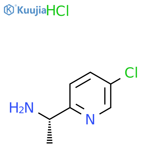 (S)-1-(5-Chloropyridin-2-yl)ethanamine hydrochloride structure