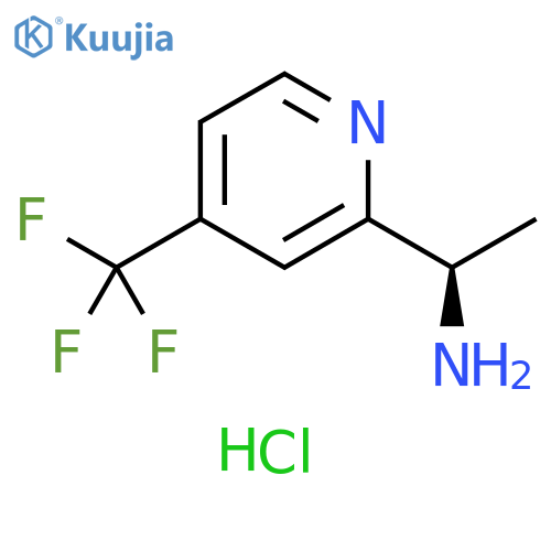 (R)-1-(4-(Trifluoromethyl)pyridin-2-yl)ethanamine hydrochloride structure