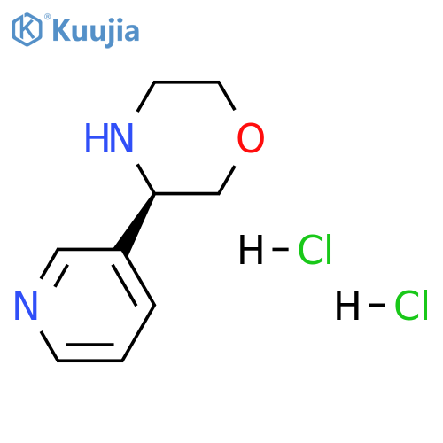 (R)-3-(Pyridin-3-yl)morpholine dihydrochloride structure
