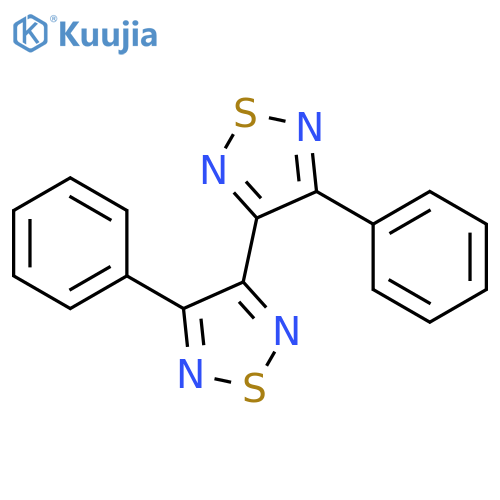 3,3'-Bi-1,2,5-thiadiazole, 4,4'-diphenyl- structure
