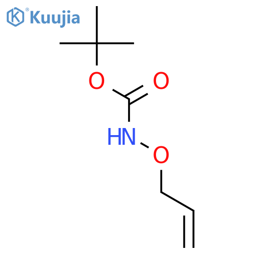 Carbamic acid,N-(2-propen-1-yloxy)-, 1,1-dimethylethyl ester structure