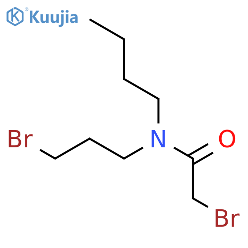 Acetamide, 2-bromo-N-(3-bromopropyl)-N-butyl- structure