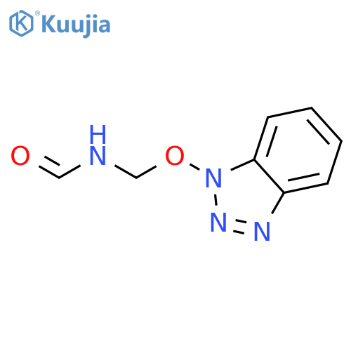 Formamide, N-[(1H-benzotriazol-1-yloxy)methyl]- structure