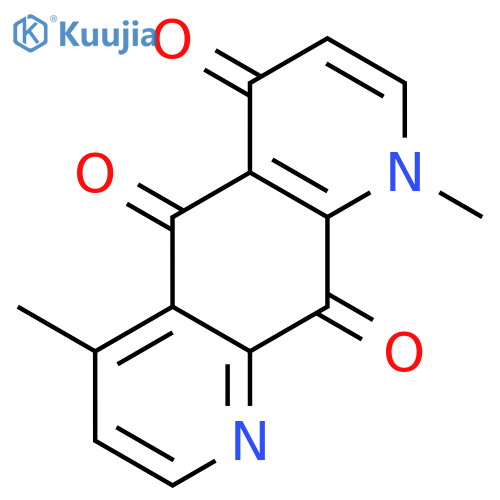 Pyrido[3,2-g]quinoline-4,5,10(1H)-trione, 1,6-dimethyl- structure