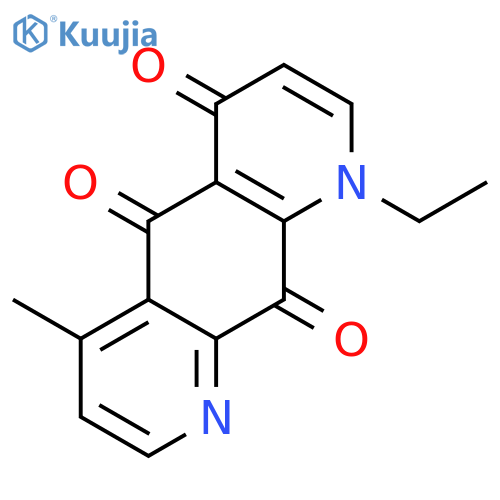 Pyrido[3,2-g]quinoline-4,5,10(1H)-trione, 1-ethyl-6-methyl- structure