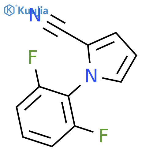 1-(2,6-Difluorophenyl)-1H-pyrrole-2-carbonitrile structure