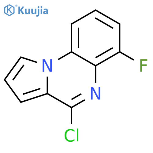 Pyrrolo[1,2-a]quinoxaline, 4-chloro-6-fluoro- structure