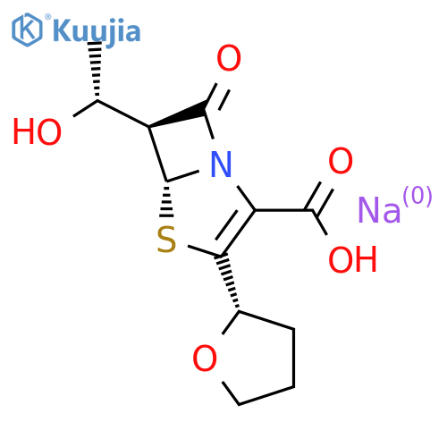 5R-3(S*),5α,6α(R*)-Faropenem Sodium Salt structure