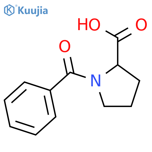 1-Benzoyl-pyrrolidine-2-carboxylic Acid structure