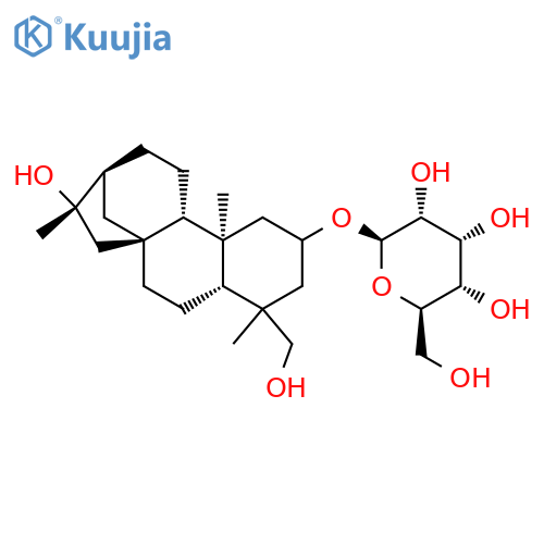 2,16,19-Kauranetriol 2-O-beta-D-allopyranoside structure