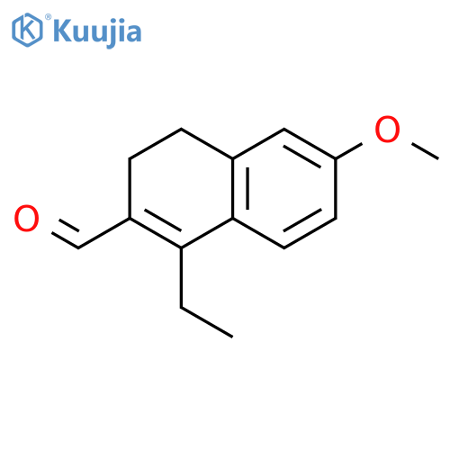 2-Naphthalenecarboxaldehyde, 1-ethyl-3,4-dihydro-6-methoxy- structure