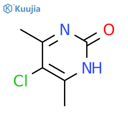 2(1H)-Pyrimidinone, 5-chloro-4,6-dimethyl- structure
