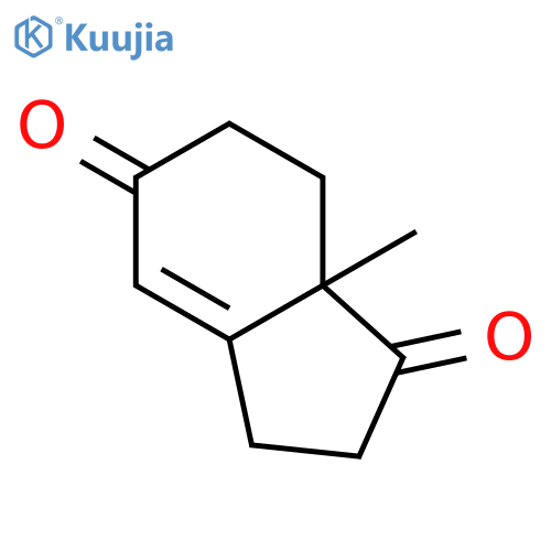 7a-Methyl-2,3,7,7a-tetrahydro-1H-indene-1,5(6H)-dione structure