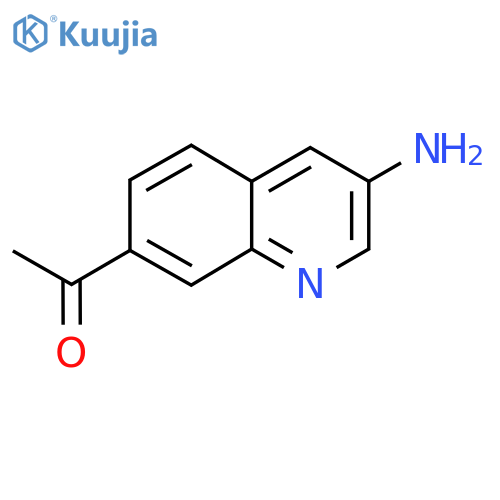 1-(3-amino-7-quinolyl)ethanone structure