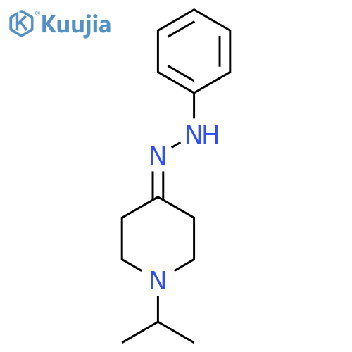 1-Isopropyl-4-(2-phenylhydrazono)piperidine structure