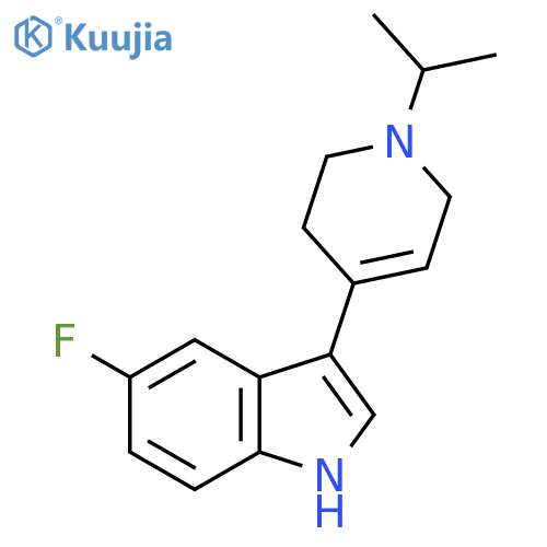 5-Fluoro-3-(1-isopropyl-1,2,3,6-tetrahydropyridin-4-yl)-1H-indole structure
