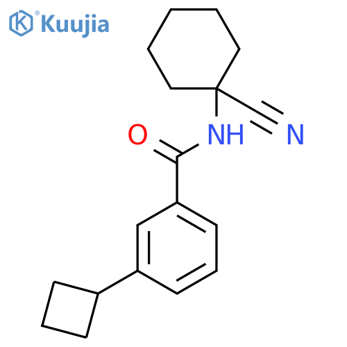 N-(1-Cyanocyclohexyl)-3-cyclobutylbenzamide structure