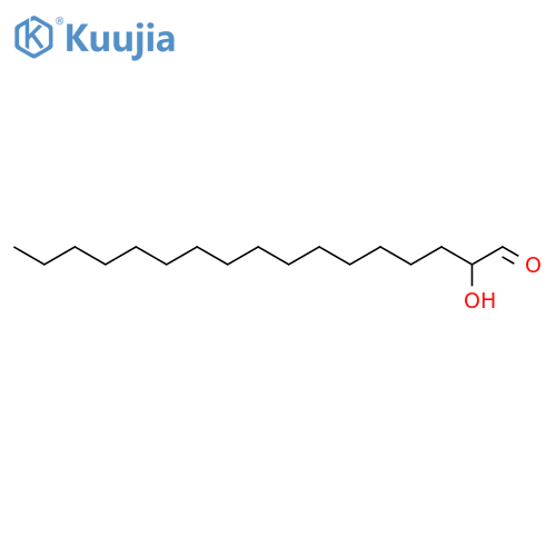 Heptadecanal, 2-hydroxy- structure