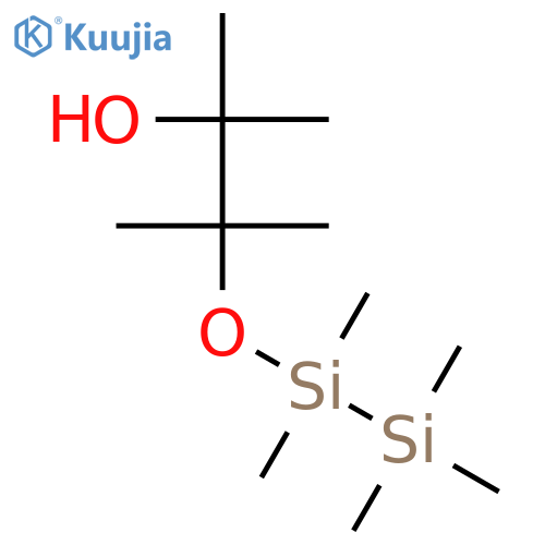 2-Butanol, 2,3-dimethyl-3-[(pentamethyldisilanyl)oxy]- structure
