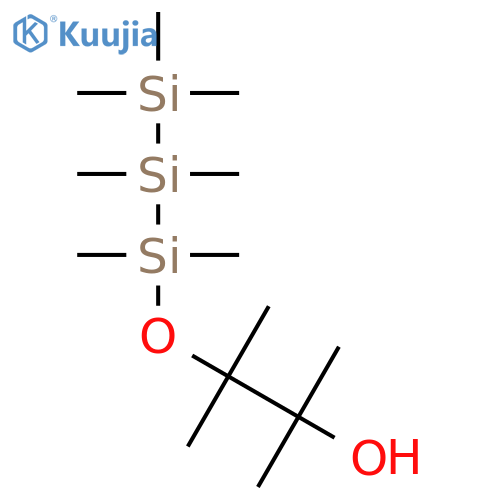 2-Butanol, 3-[(heptamethyltrisilanyl)oxy]-2,3-dimethyl- structure
