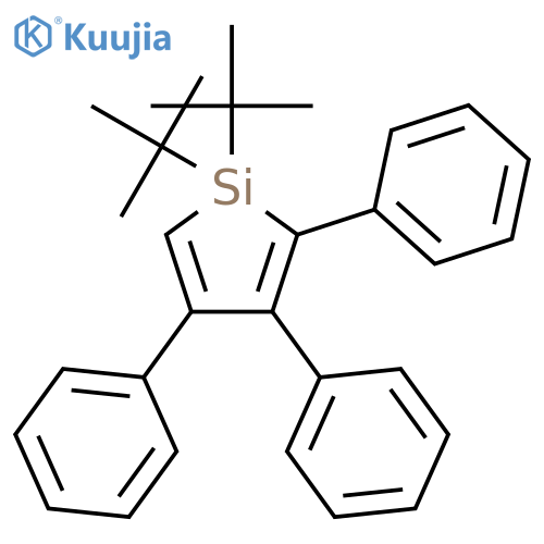 Silacyclopenta-2,4-diene, 1,1-bis(1,1-dimethylethyl)-2,3,4-triphenyl- structure