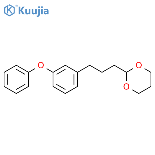 1,3-Dioxane, 2-[3-(3-phenoxyphenyl)propyl]- structure