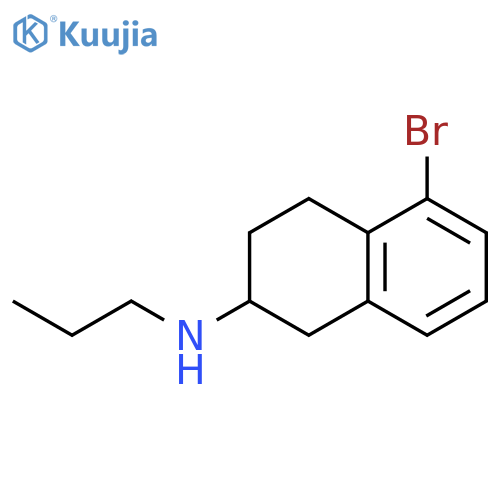 2-Naphthalenamine, 5-bromo-1,2,3,4-tetrahydro-N-propyl- structure