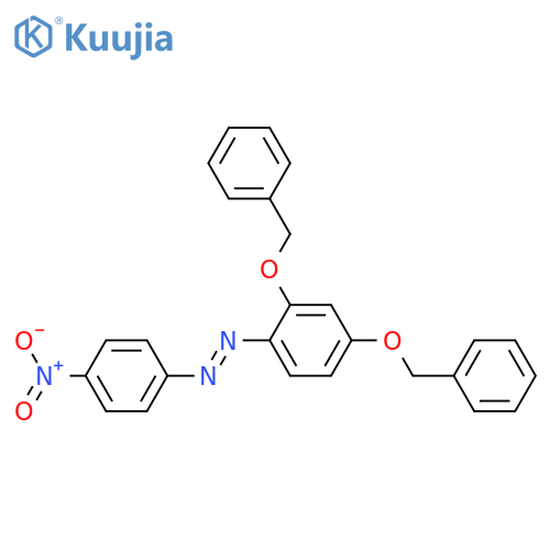 Diazene, [2,4-bis(phenylmethoxy)phenyl](4-nitrophenyl)- structure