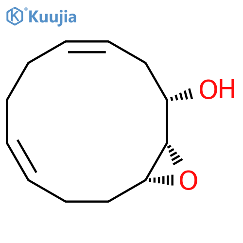 13-Oxabicyclo[10.1.0]trideca-4,8-dien-2-ol, (1R*,2S*,4E,8Z,12R*)- structure