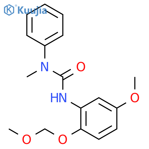 Urea, N'-[5-methoxy-2-(methoxymethoxy)phenyl]-N-methyl-N-phenyl- structure