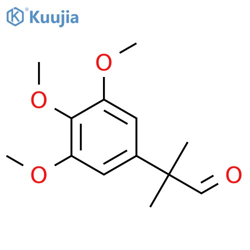 2-Methyl-2-(3,4,5-trimethoxyphenyl)propanal structure